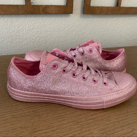 Converse Shoes - Converse- pink all over glitter